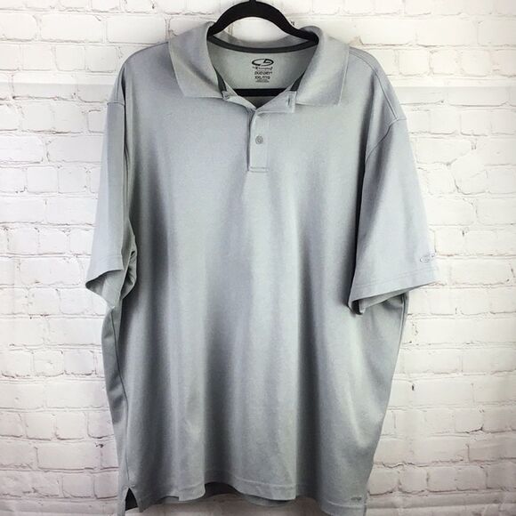 c9 Champion duo dry gray polo shirt. short sleeve - Picture 1 of 8